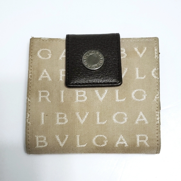 BVLGARI Logomania Bifold Wallet Authentic - Picture 2 of 16